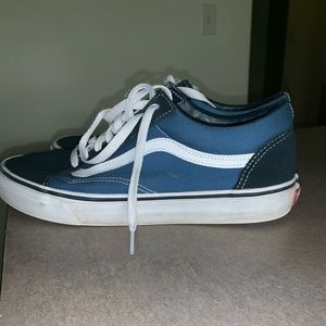Blue/navy old skool vans